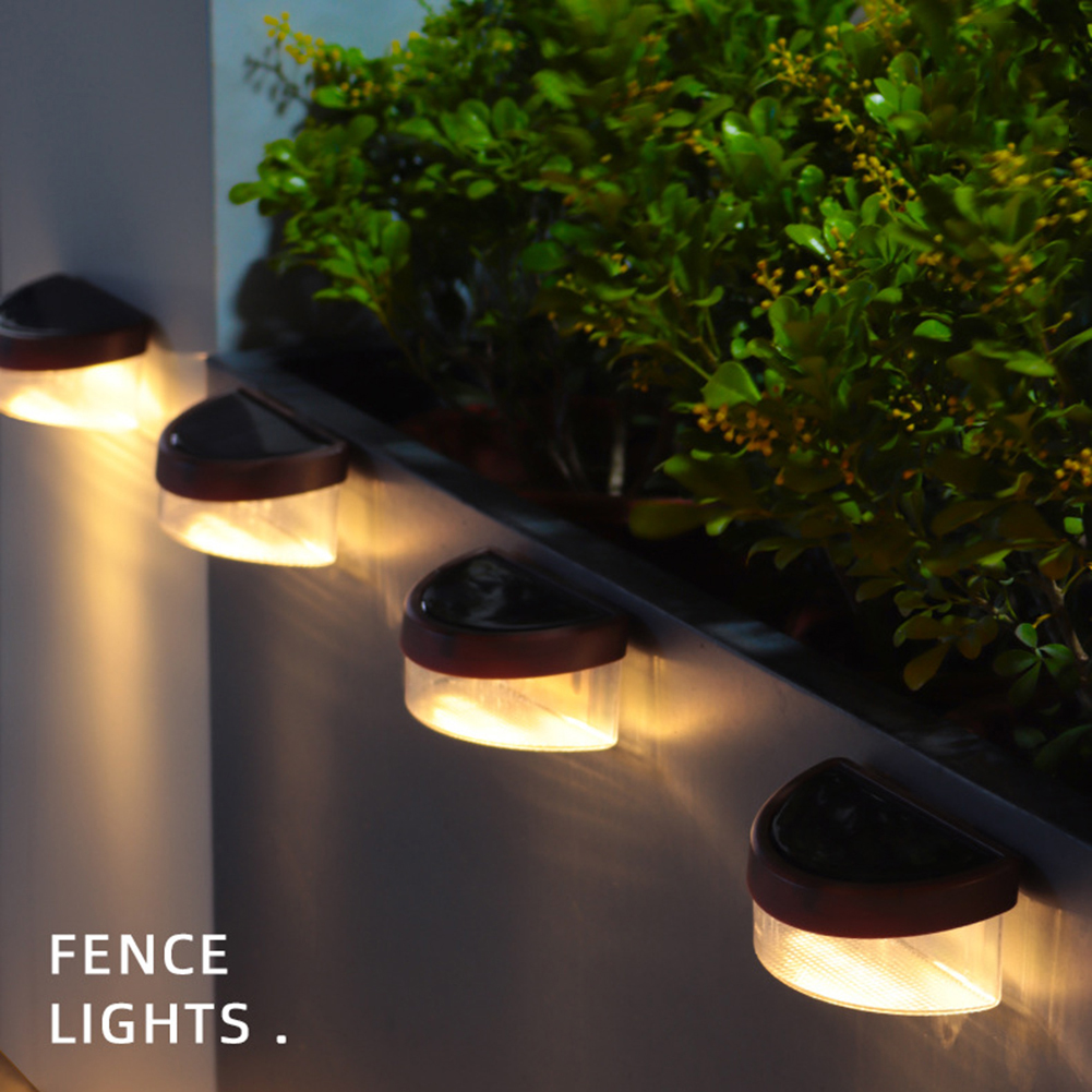 

LED Solar Wall Lamp Waterproof Garden Fence Night Light Landscape Lighting, 501 Original