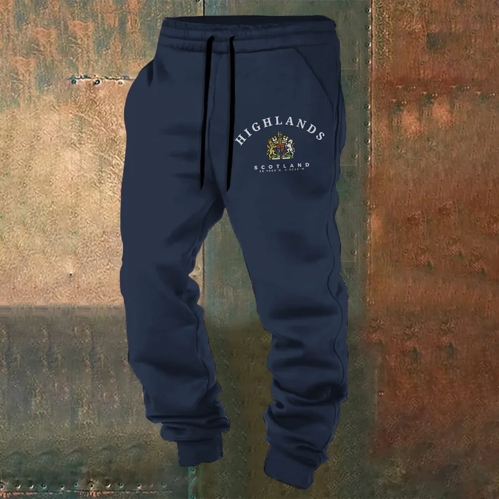 The Scottish Highlands Print Casual Track Pants