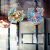 2pcs Birds Diamond Painting Double-sided Crystal Window Suncatcher Craft Set Birthday Gifts Home Garden Decor Hanging Kit