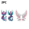 2Pcs Engelsfl&uuml;gel Ph&ouml;nix Eck Aufbewahrung - 5d DIY Handwerk Dekoration