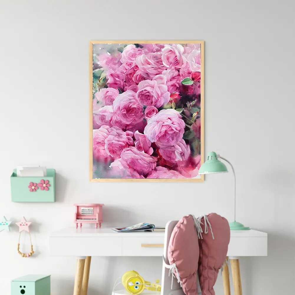 DIY Paint By Number 40*50cm - Garden Rose