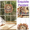 Last Supper Diamond Painting Pendant DIY Kit with Special Shaped Crystal Rhinestones, Single-Sided Drill, 7.76x7.68in for Home and Garden Wall Decor