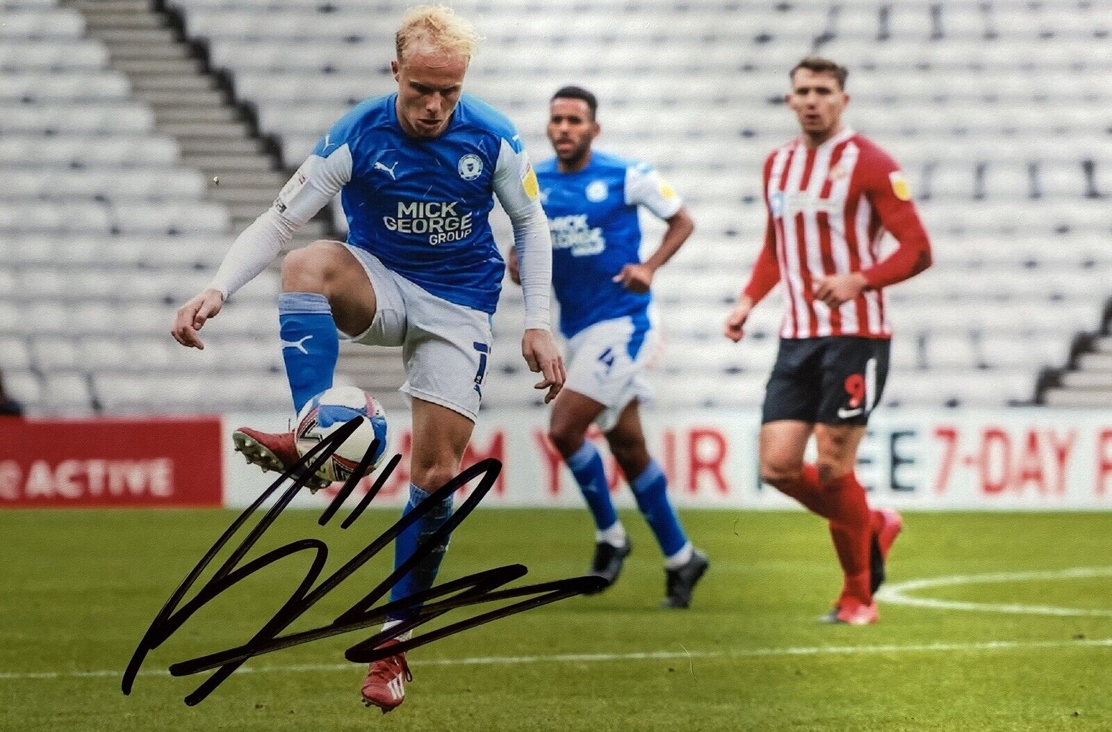 Ryan Broom Genuine Hand Signed 6X4 Peterborough United Photo Poster painting 2