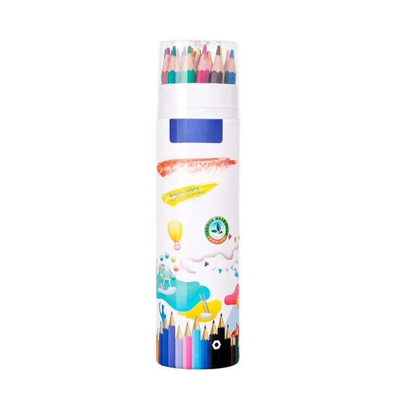 Erasable 48 Color Pencil Primary School Students 36 Color Lead Brush Painting Kindergarten Painting Graffiti Painting Pen