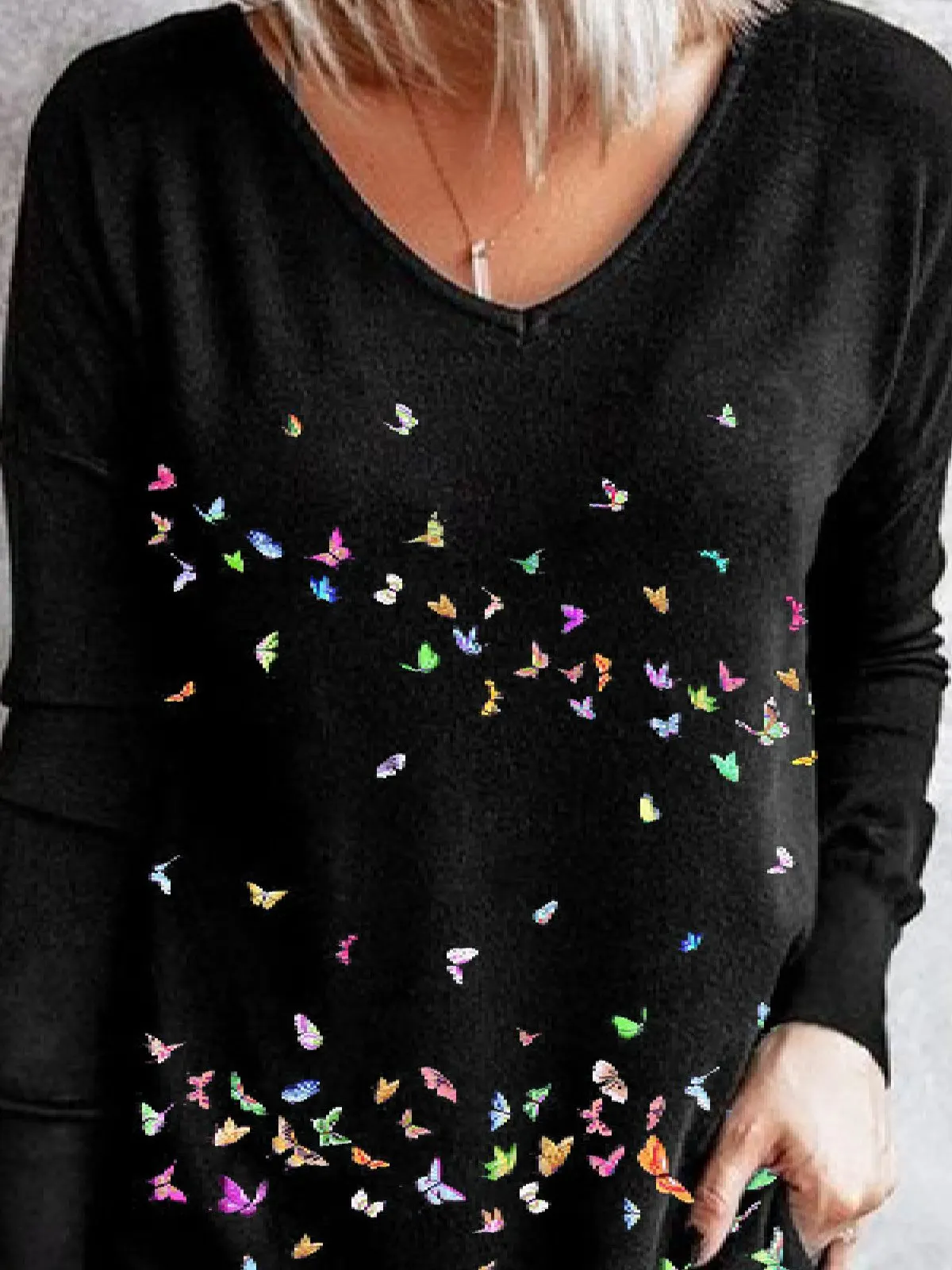 Casual Printed Long Sleeve T-shirt