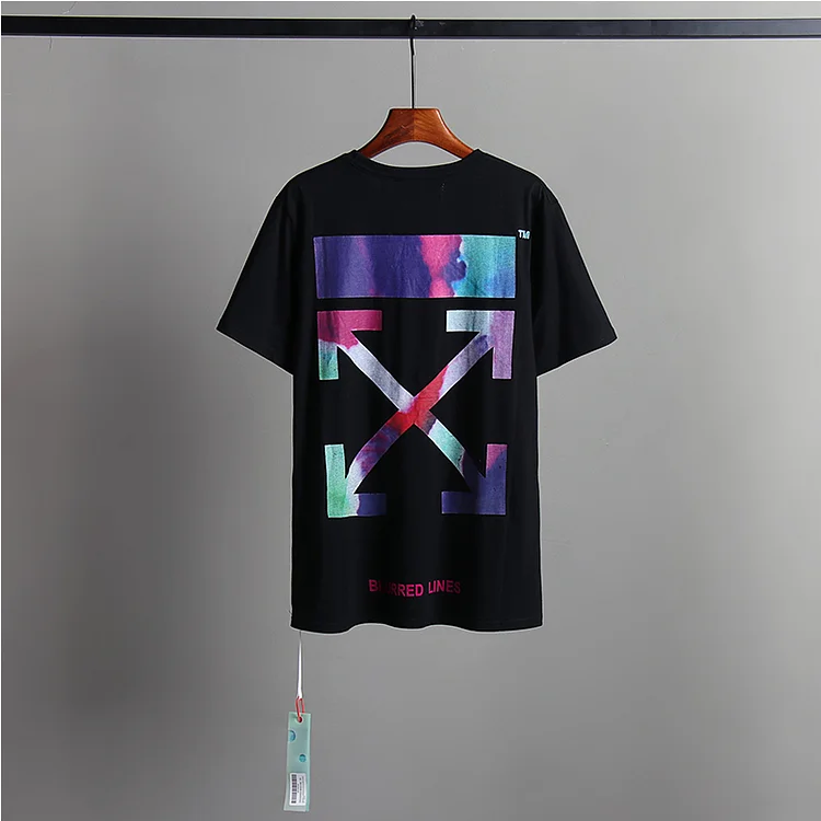 Off White T Shirt Classic Cross Arrow Leisure