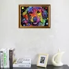 Colorful Cartoon Dog  | Full Round Diamond Painting Kits