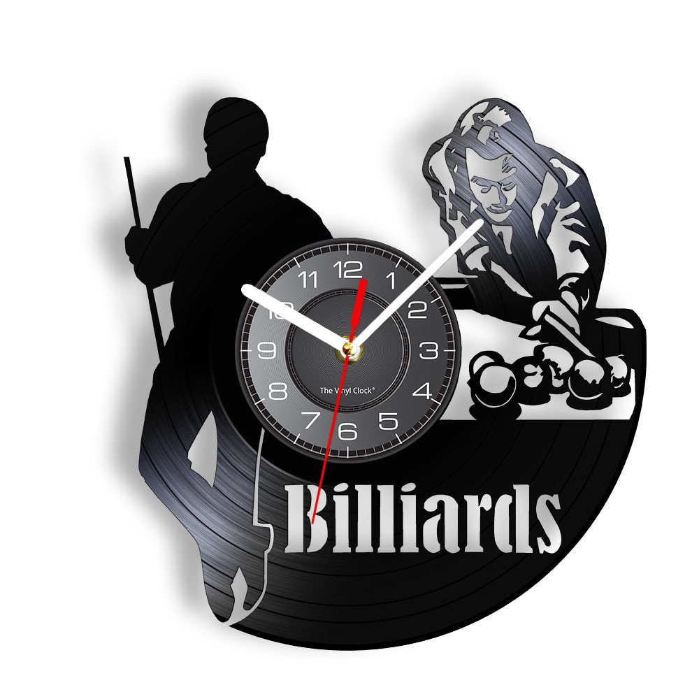 

Billiards - Vinyl Record Wall Clock - Without LED, 501 Original