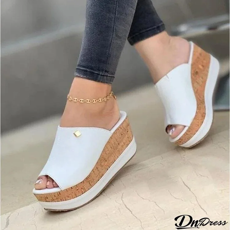 NOVA I Fashion Platform Wedge Sandals