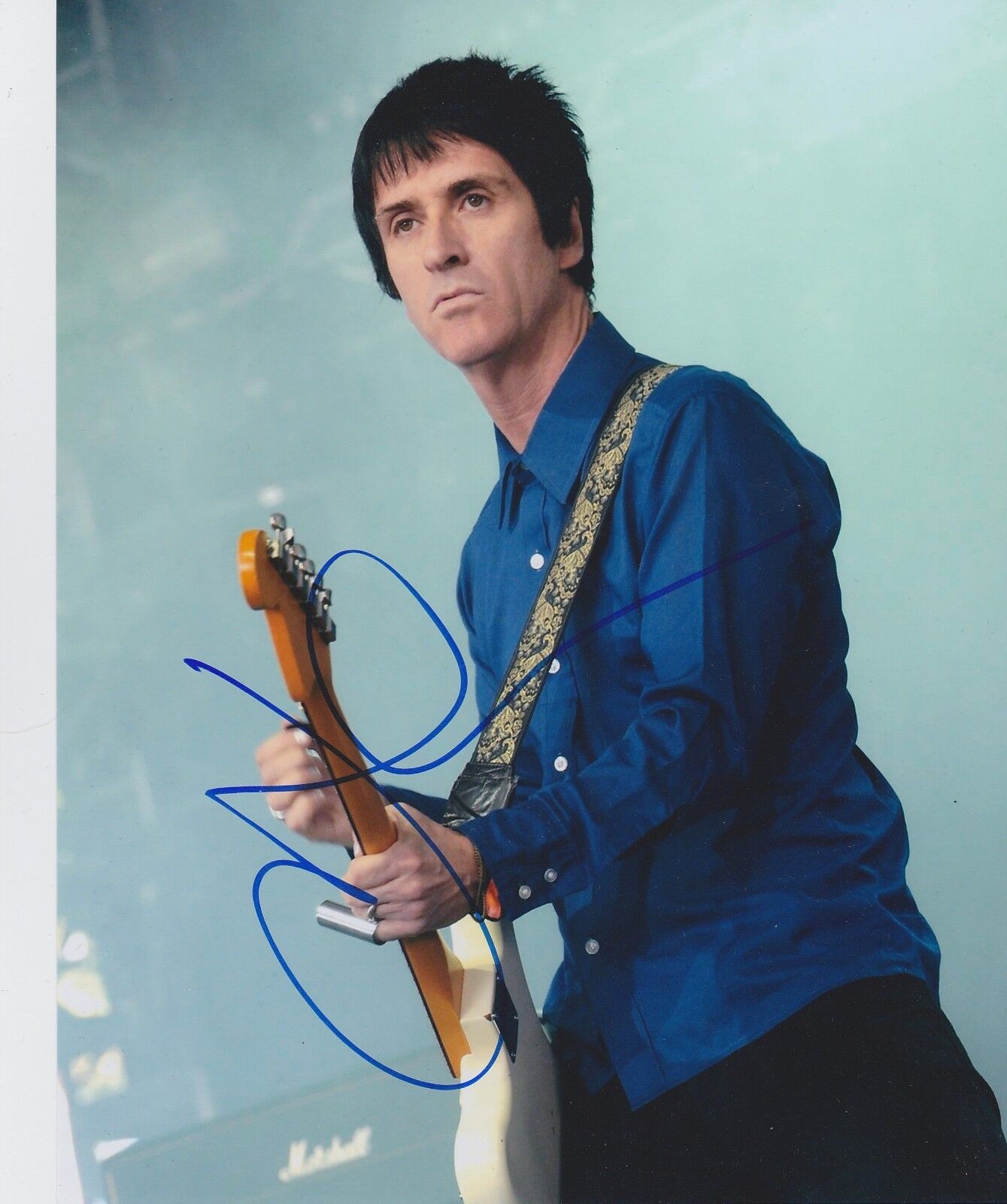 Johnny Marr Signed 10x8 Photo Poster painting AFTAL