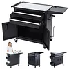 Tattoo Cart with Drawers Multi-Function Trolley Barber Shop Mobile Tool Cabinet