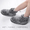 USB Heater Foot Shoes Winter Warm Snow Boots Electric Heated Shoes for Women Men