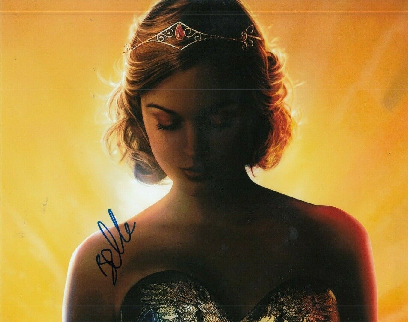 BELLA HEATHCOTE signed (PROFESSOR MARSTON & THE WONDER WOMEN) 8X10 Proof W/COA D