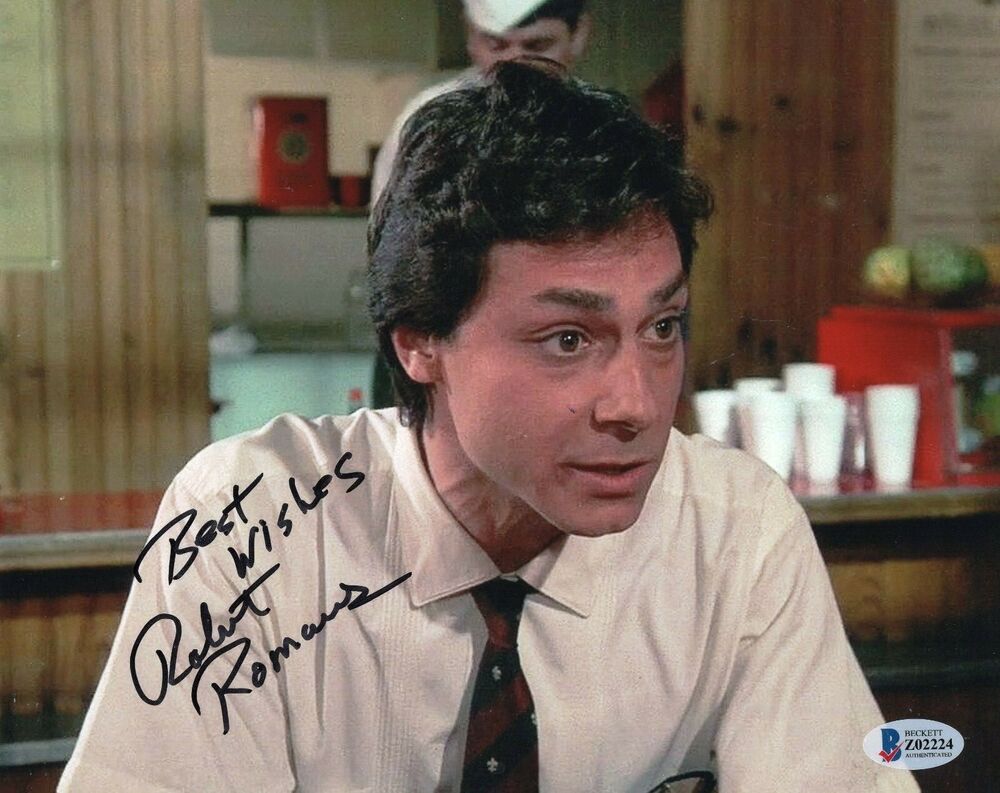 Robert Romanus Signed Fast Times at Ridgemont 8x10 Photo Poster painting w/Beckett Z02224