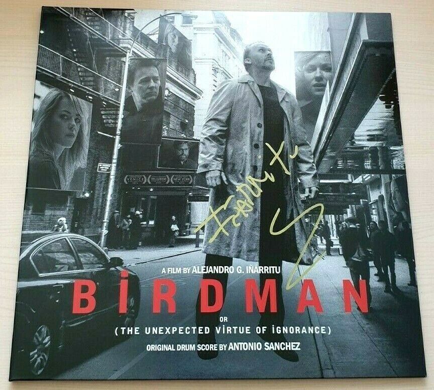 BIRDMAN Signed Autographed Vinyl LP Alejandro Gonzalez Inarritu RACC TRUSTED COA