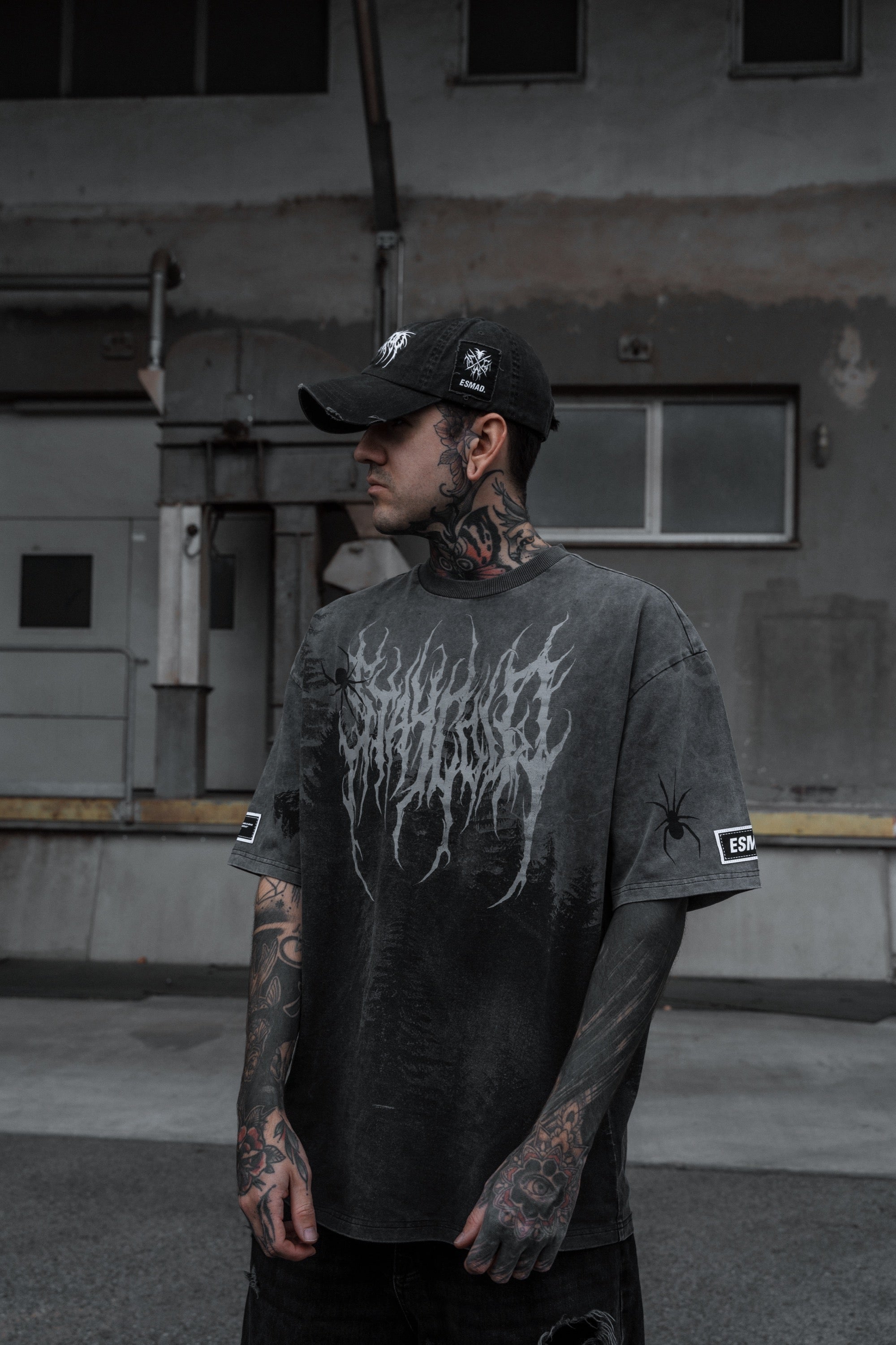 Northwoods - Heavy Oversized T-Shirt (Acid Washed) 250GSM / Rvogue / Rvogue