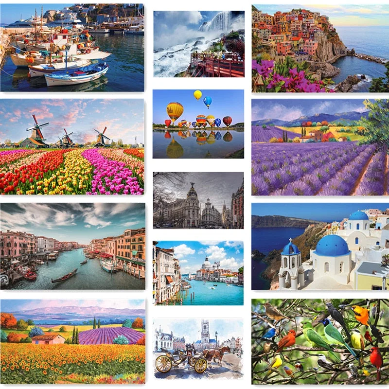 Jigsaw Puzzles 500 Piece Large Adult Jigsaw Fun Family Game Intellective Educational Toy Unique Design DIY Home Decoration