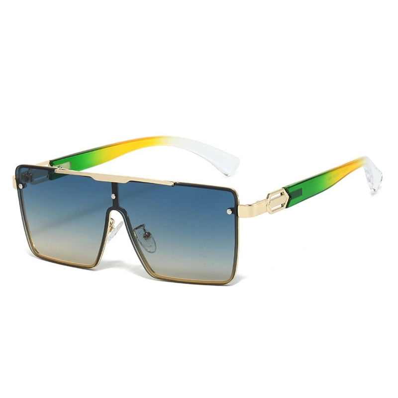 Basic Minimalist Geometric Pc Square Full Frame Women's Sunglasses