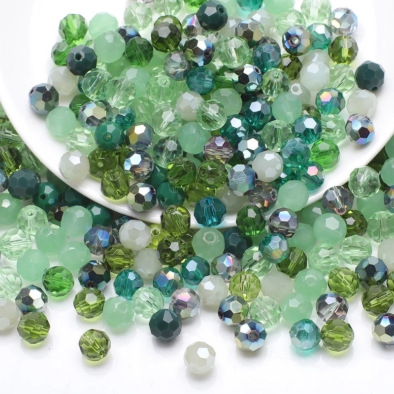 1 Set Diameter 3mm Diameter 4mm Diameter 6 Mm Crystal Glass Round Beads