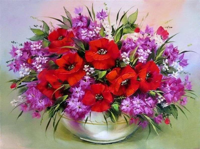 

Flowers Vase – Paint By Numbers - 40*50CM, 501 Original