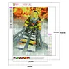 >SALE<5D DIY Full Drill Diamond Painting Fire Fighter Embroidery Mosaic Craft Kit