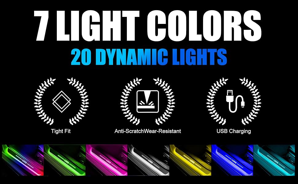 LED door sill lights