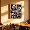 Special Shape Rhinestone Diamond Painting Kit Partial(Night Lily Beauty)