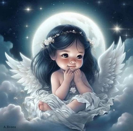  Angel Girl 40*40CM (Canvas)AB Round Drill Diamond Painting gbfke