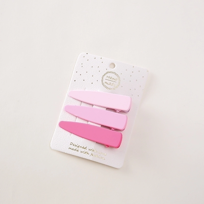 Minimalist Solid Color Alloy Hollow Out Hair Clip 1 Set