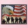 Eagle-11CT Stamped Cross Stitch Kit(46*36cm)