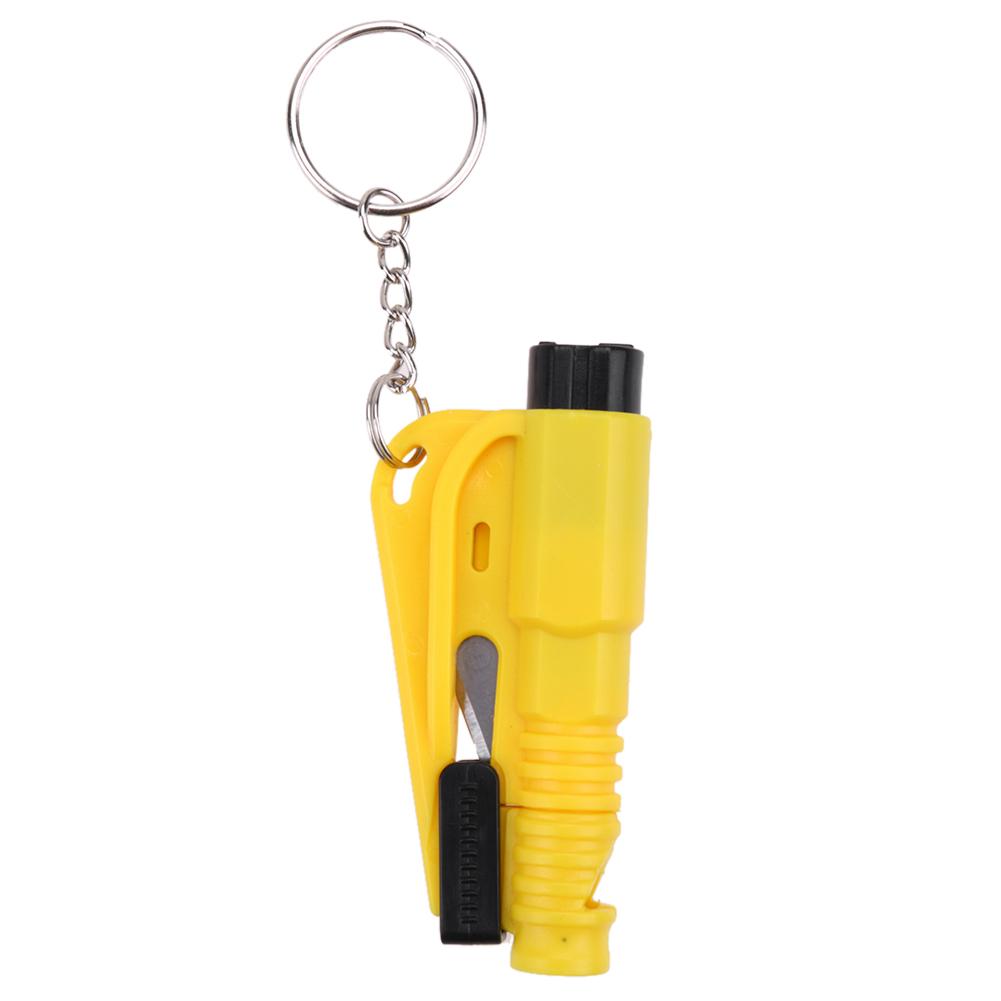 

Mini Emergency Escape Hammer Window Breaker Key Chain Escape Tools, Yellow, 501 Original