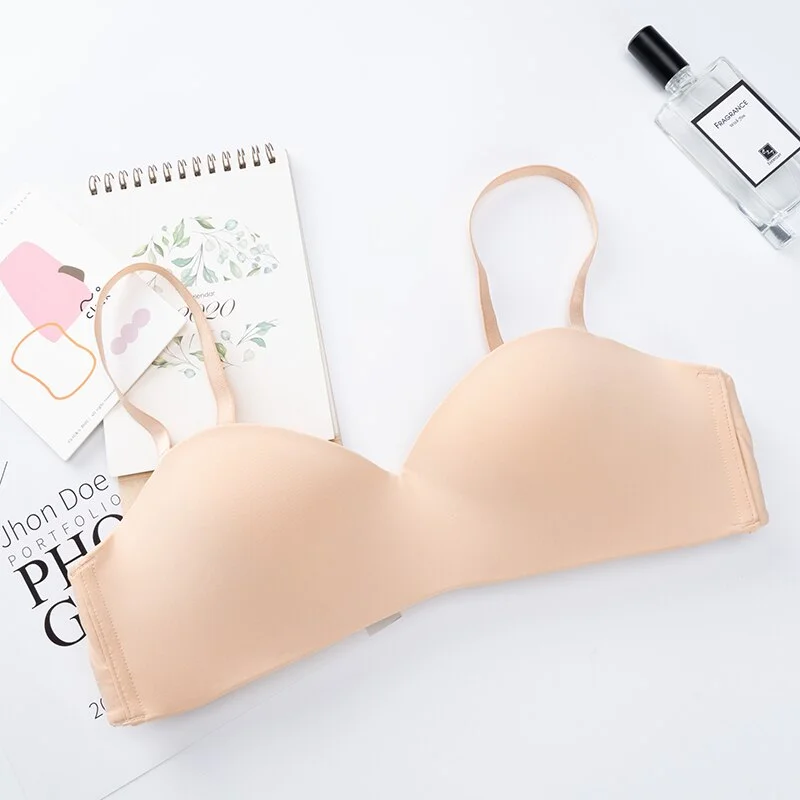New Sexy Fashion Seamless Bras for Women Push Up Lingerie Bra Half Cup Wire Free Brassiere Female Underwear Intimates