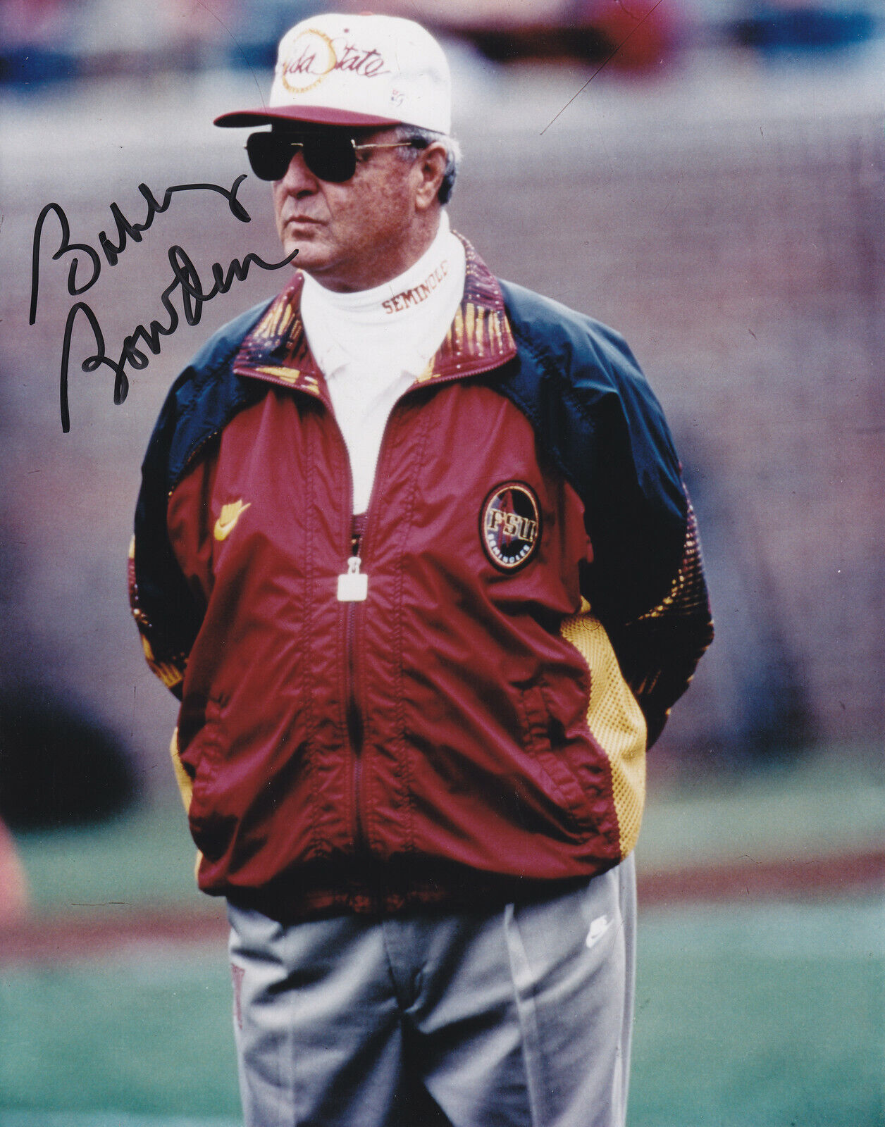 Bobby Bowden #7 Signed 8x10 Photo Poster painting w/ COA F.S.U Seminoles 032419