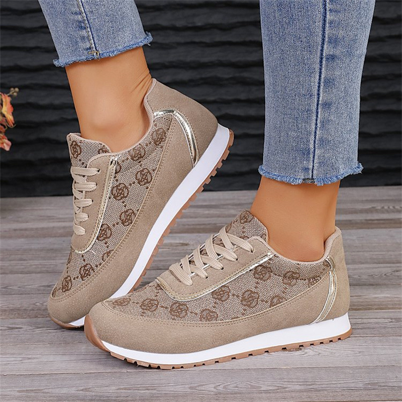 Mature Women Sneakers Casual Fashion Lightweight Shoes
