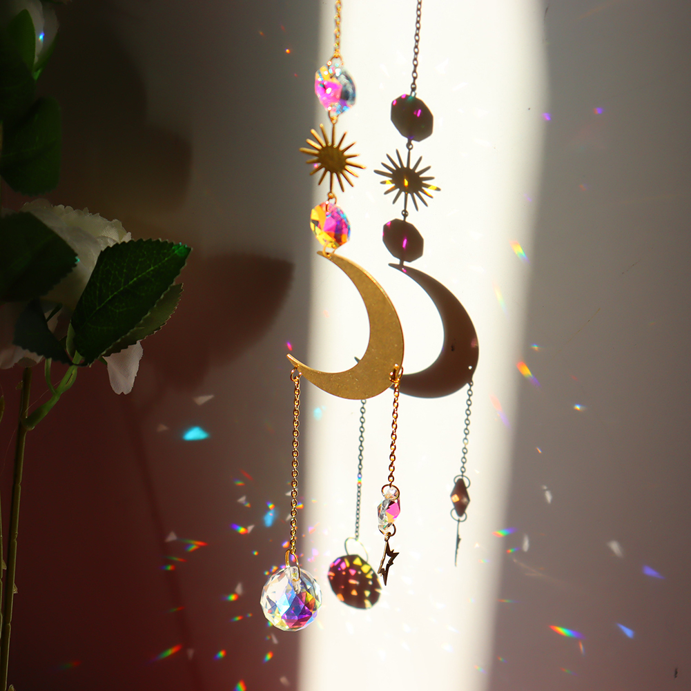 

Moon Sun - Art Crystal Suncatcher, 501 Original