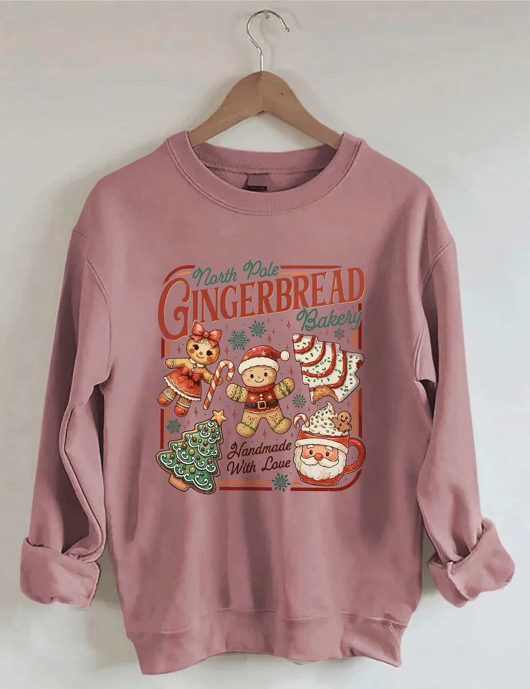 North Pole Gingerbread Sweatshirt