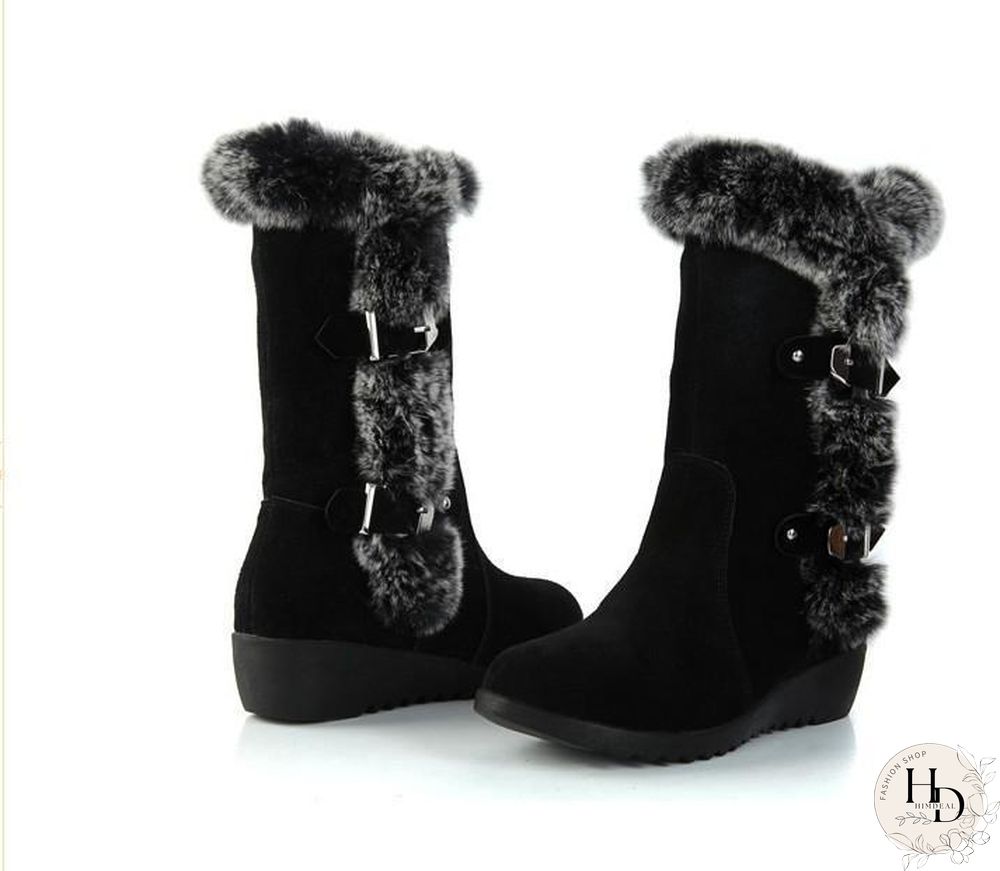 Women Warm Boots With Plush