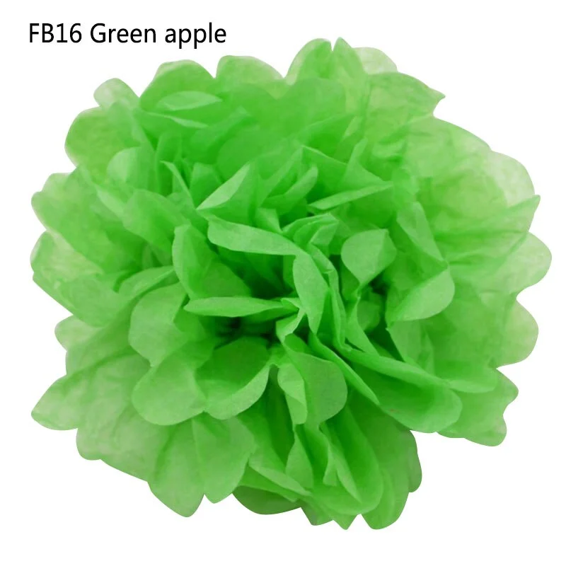5PCS Handmade 6 (15CM) Tissue Paper Pom Poms Paper Flower Ball For Home Garden Party Wedding Birthday&Wedding Car Decoration