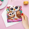 uk.everydayedeals 6Pcs DIY Diamond Painting Greeting Card - Happy Mothers Day