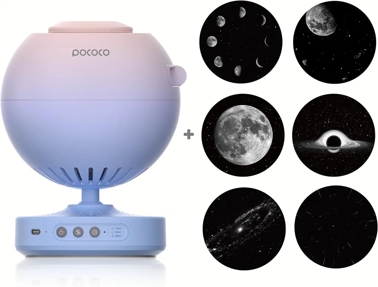 POCOCO Galaxy Star Projector (6 Pieces)