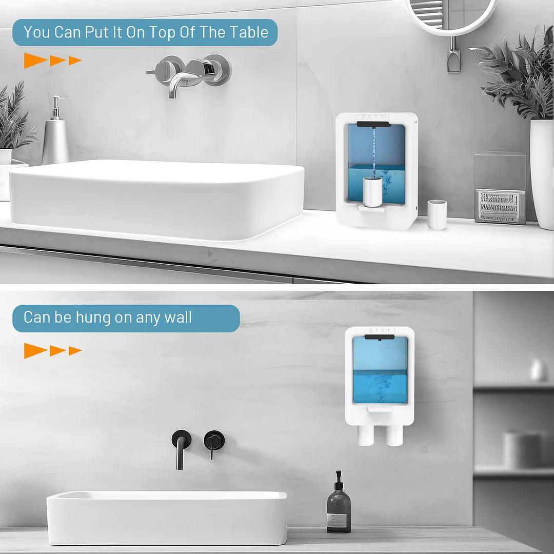 BEBANG Automatic Mouthwash Dispenser for Bathroom,18.3Oz