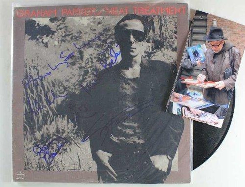 Graham Parker & The Rumour Group Signed Autographed Heat Treatment