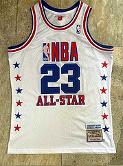 Michael Jordan Chicago Bulls 23 White MN