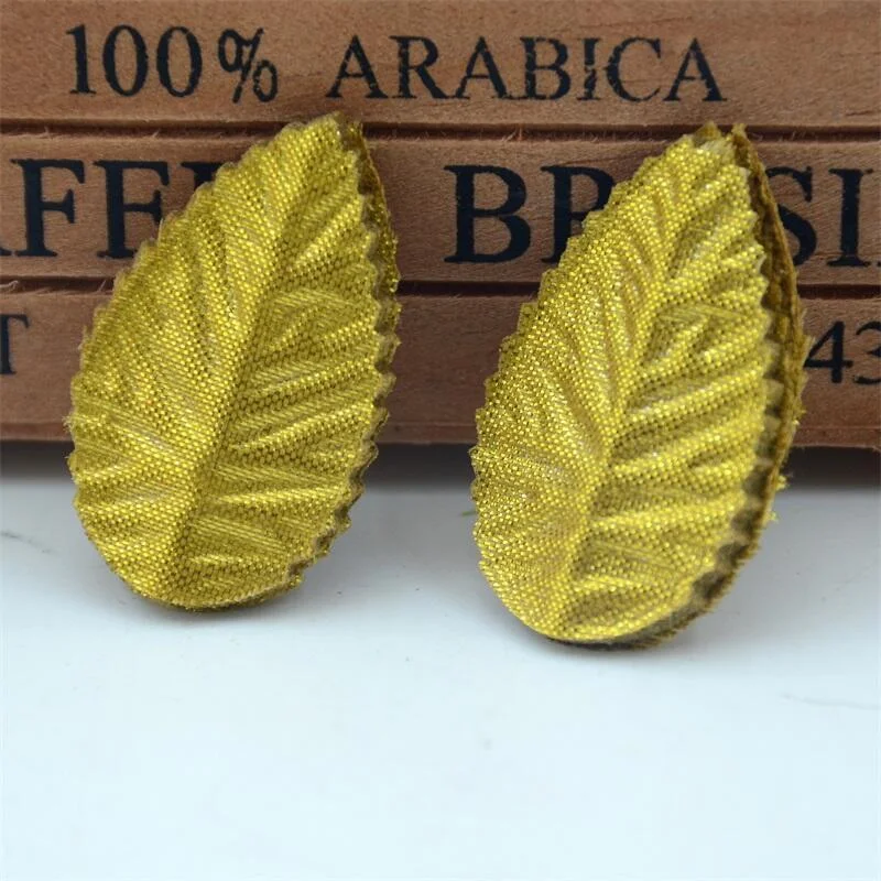 200pcs Multiple Size Artificial Silk Green Leaves Flower For Wedding Decoration Christmas Rose Leaf Decorative Fake Flower