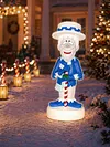 Glowing Snow Miser Figure Classic Unique Look for Outdoor Lawn Porch Decor