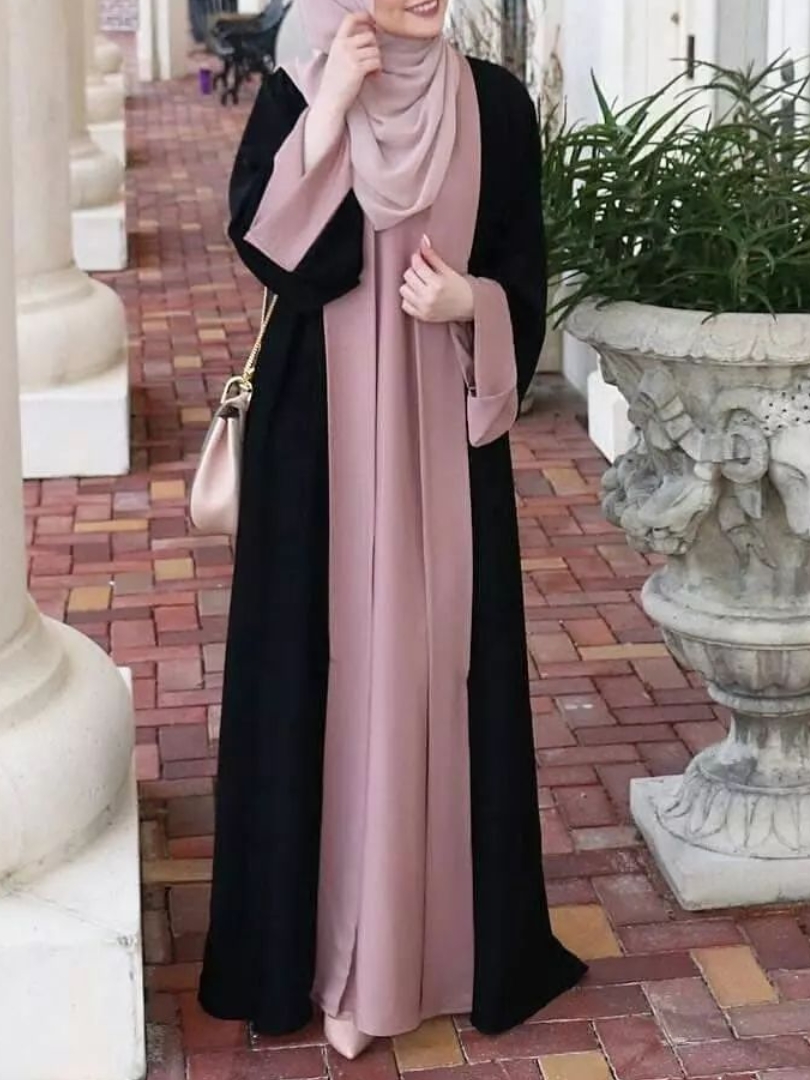 Elegant Chic Casual Fashion Contrast Dress | Oxredo Shop Ramadan Sale