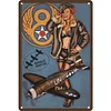 Military Uniform Beauty - Metal Tin Signs(8*12Inch/12*16Inch) - Garage&Transport