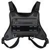 Unisex Front Chest Pack Breathable Lightweight Front Vest Bag Hip Hop Streetwear