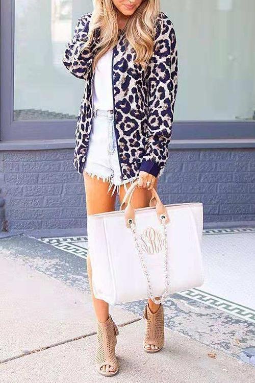 Fashion Gradient Leopard Coat - Shop Trendy Women's Clothing | LoverChic