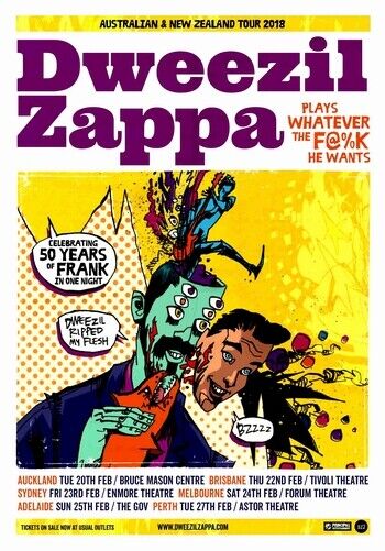 DWEEZIL ZAPPA - AUS TOUR 2018 - Photo Poster painting POSTER INSERT PERFECT FOR FRAMING